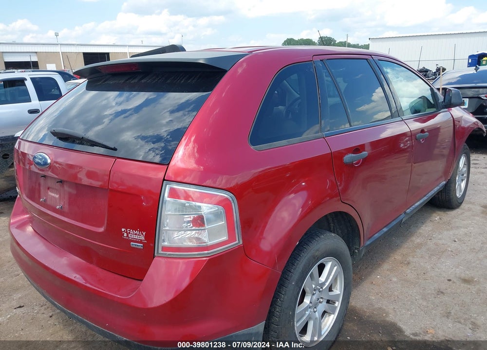 2007 FORD EDGE SE VIN: 2FMDK46C57BB10504