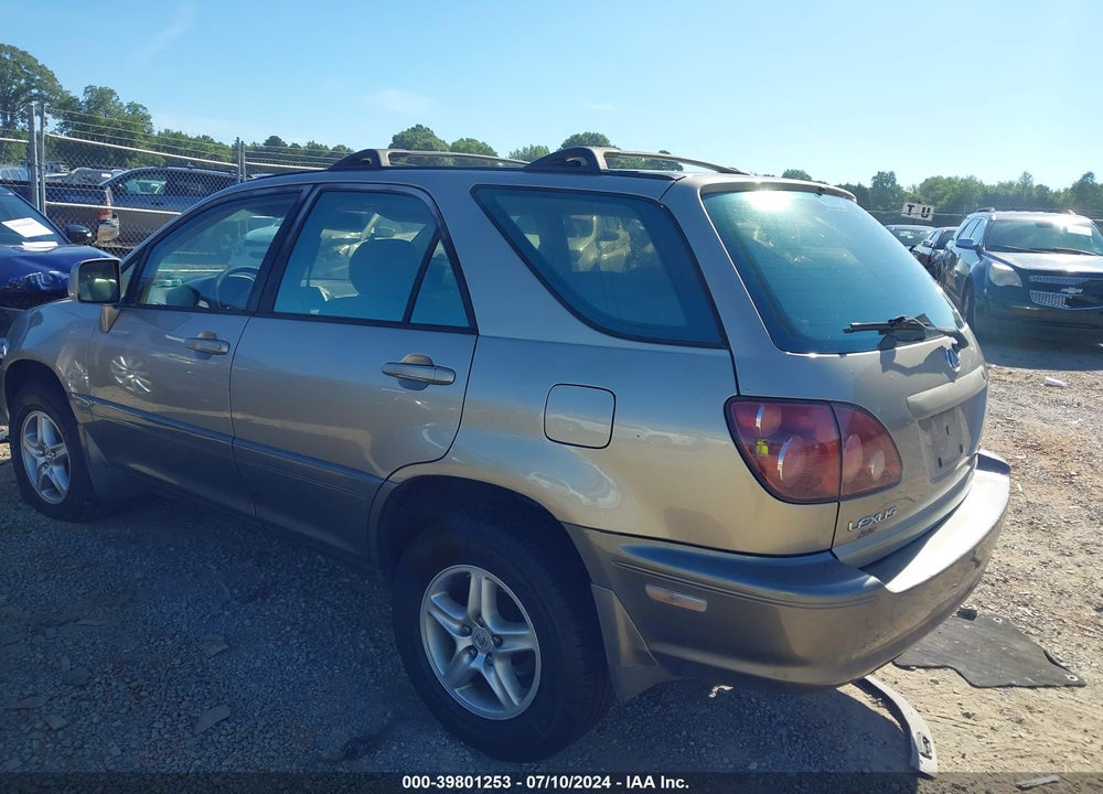 2000 LEXUS RX 300 VIN: JT6GF10U1Y0052889