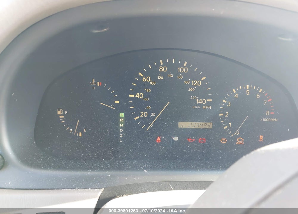 2000 LEXUS RX 300 VIN: JT6GF10U1Y0052889