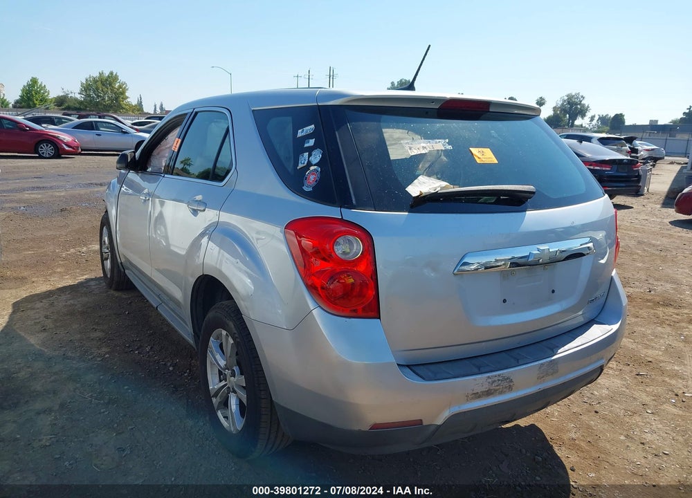 2013 CHEVROLET EQUINOX LS VIN: 2GNALBEK2D1187938