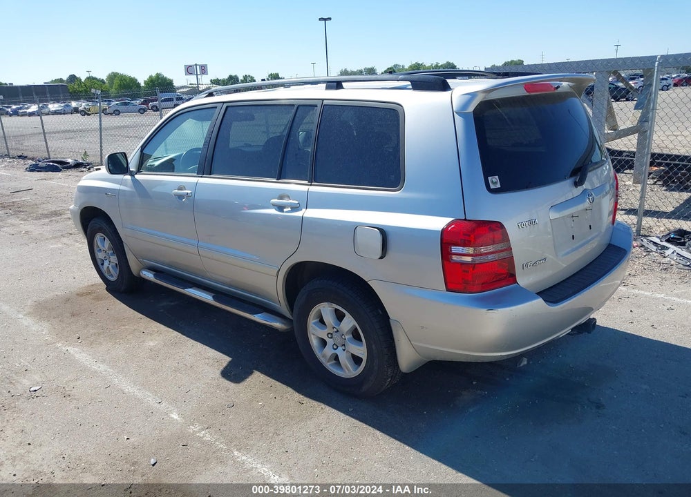 2002 TOYOTA HIGHLANDER LIMITED V6 VIN: JTEHF21A820068341