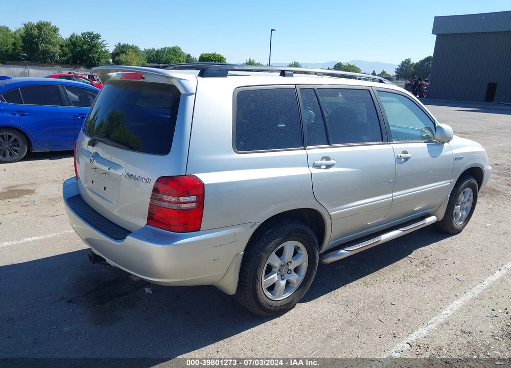 2002 TOYOTA HIGHLANDER LIMITED V6 VIN: JTEHF21A820068341