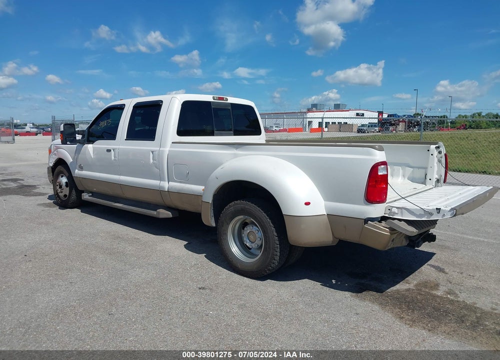 2011 FORD F-350 LARIAT VIN: 1FT8W3CT7BEB80589