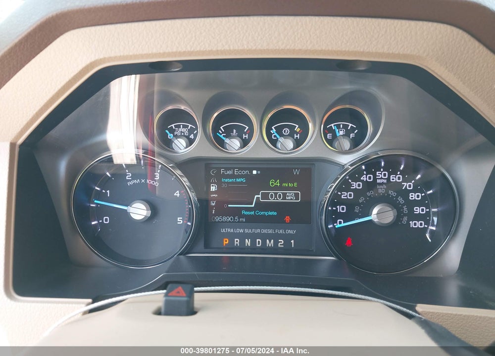 2011 FORD F-350 LARIAT VIN: 1FT8W3CT7BEB80589