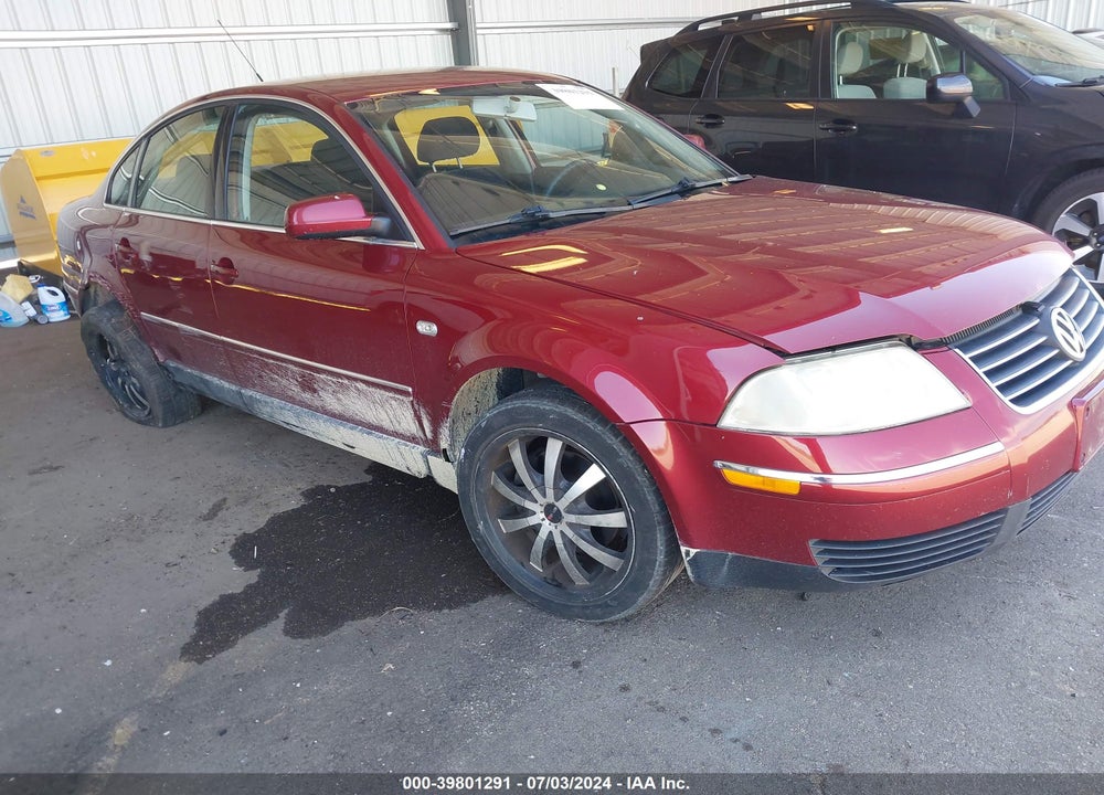 2003 VOLKSWAGEN PASSAT GL VIN: WVWMD63B53E068503