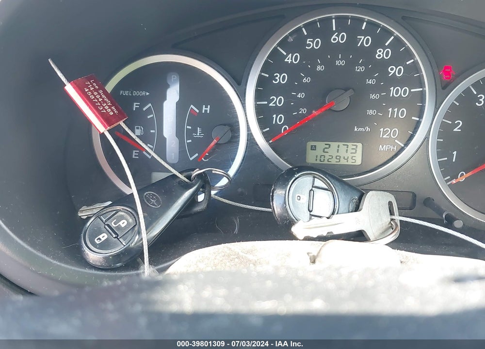 2006 SUBARU IMPREZA OUTBACK SPORT VIN: JF1GG68696H807591