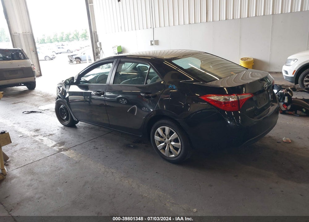 2016 TOYOTA COROLLA LE VIN: 2T1BURHE7GC535022