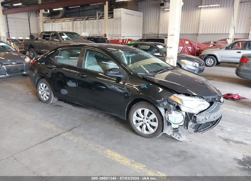 2016 TOYOTA COROLLA LE VIN: 2T1BURHE7GC535022