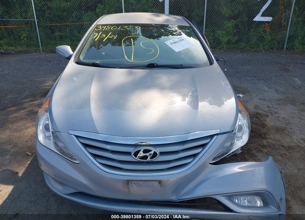 2013 HYUNDAI SONATA GLS VIN: 5NPEB4ACXDH776497