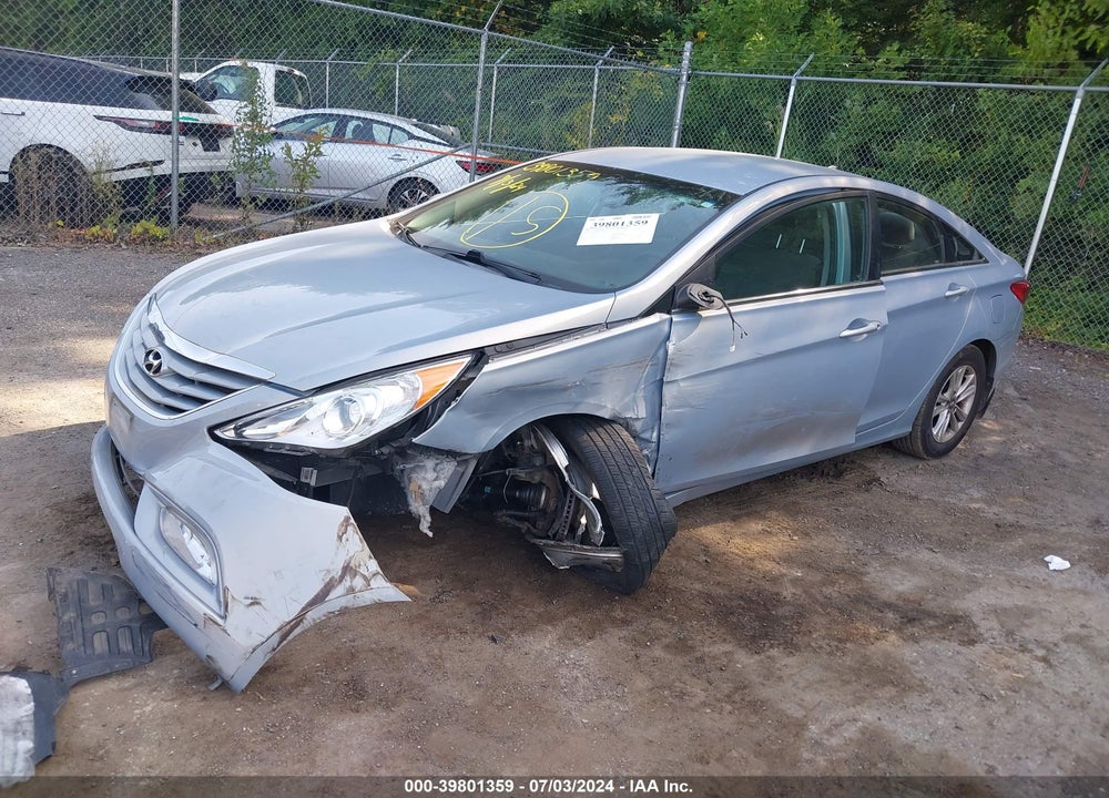 2013 HYUNDAI SONATA GLS VIN: 5NPEB4ACXDH776497