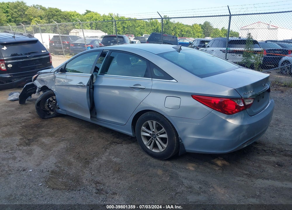 2013 HYUNDAI SONATA GLS VIN: 5NPEB4ACXDH776497
