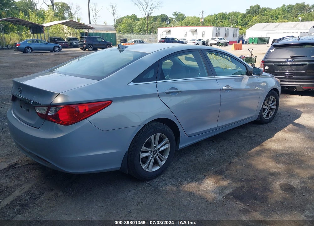 2013 HYUNDAI SONATA GLS VIN: 5NPEB4ACXDH776497