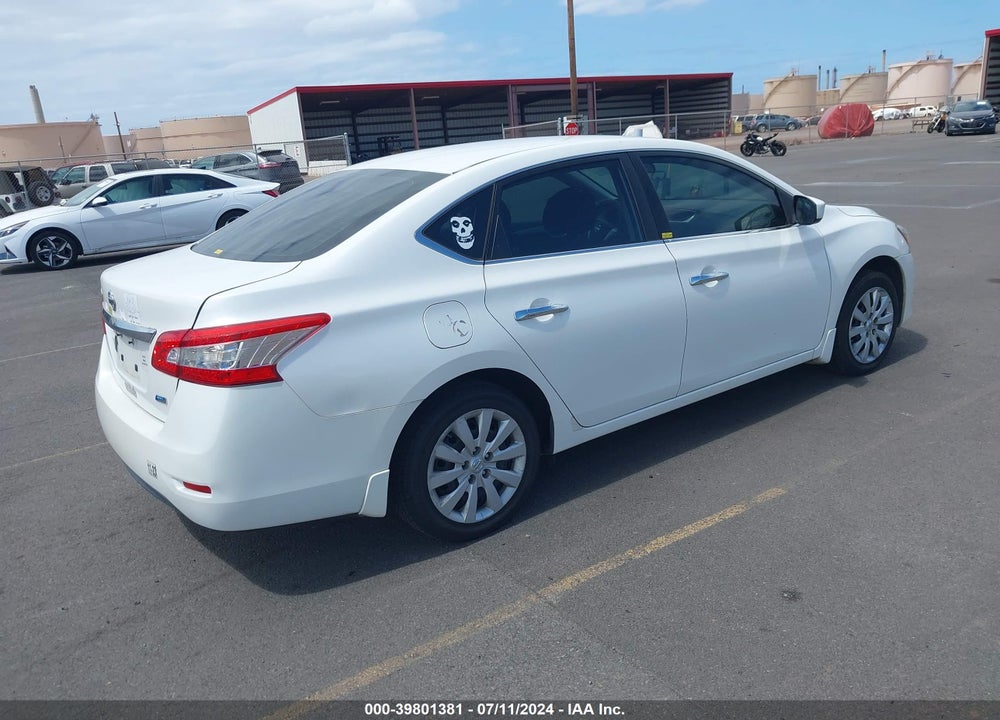 2014 NISSAN SENTRA S VIN: 3N1AB7AP9EL681825
