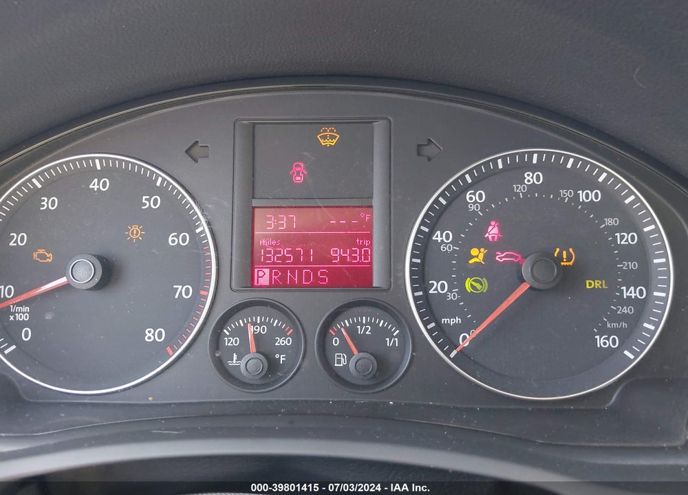 2009 VOLKSWAGEN JETTA S VIN: 3VWJZ71K39M144913