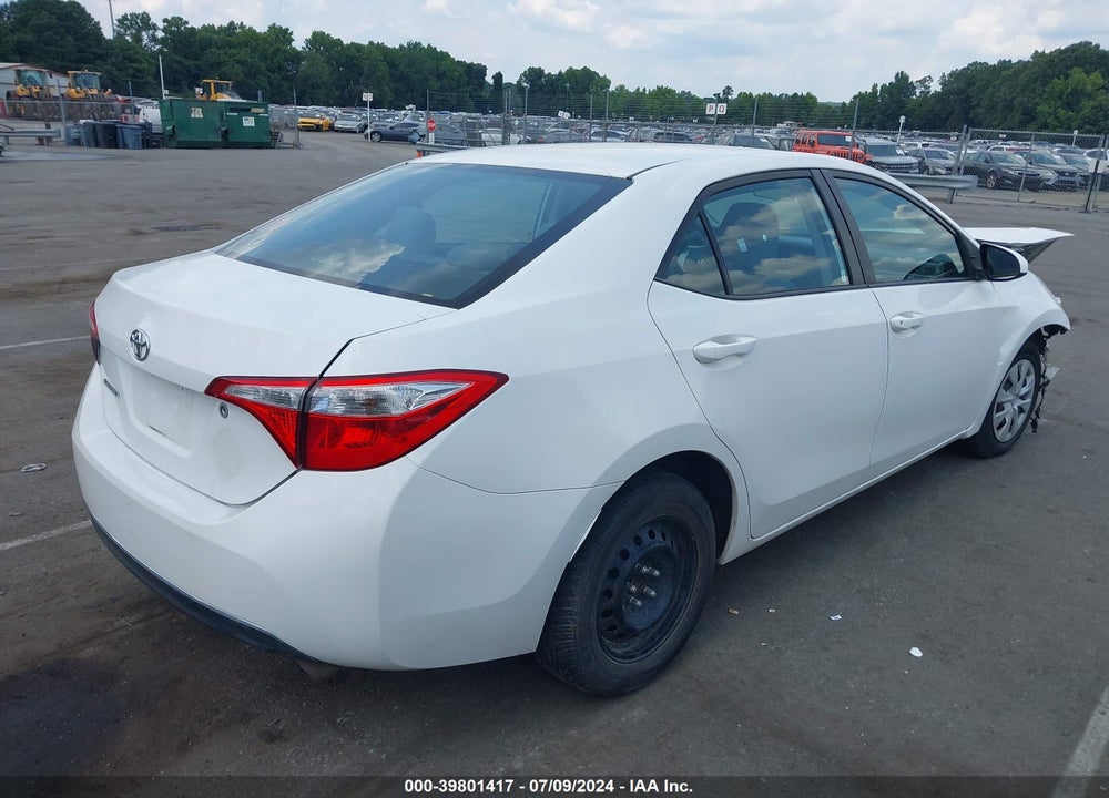 2014 TOYOTA COROLLA L VIN: 5YFBURHE4EP140566
