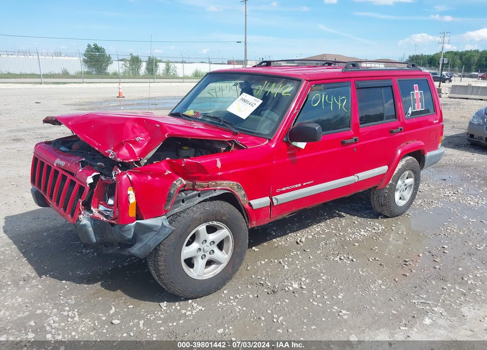 2001 JEEP CHEROKEE SPORT VIN: 1J4FF48S61L564459