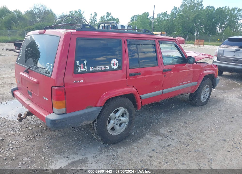 2001 JEEP CHEROKEE SPORT VIN: 1J4FF48S61L564459