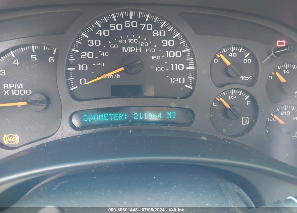 2003 CHEVROLET TAHOE Z71 VIN: 1GNEK13Z43R152208