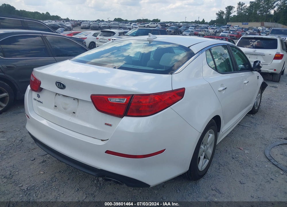 2015 KIA OPTIMA LX VIN: KNAGM4A78F5608606