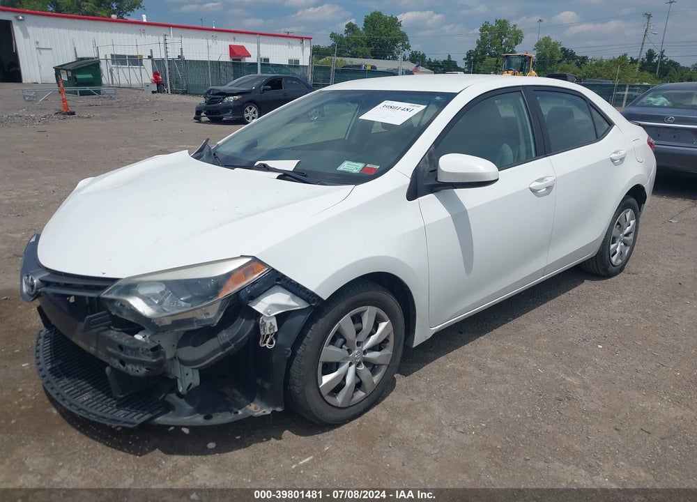 2015 TOYOTA COROLLA LE VIN: 2T1BURHE7FC332873