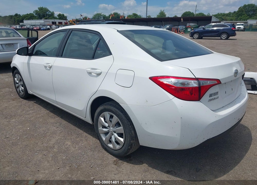 2015 TOYOTA COROLLA LE VIN: 2T1BURHE7FC332873