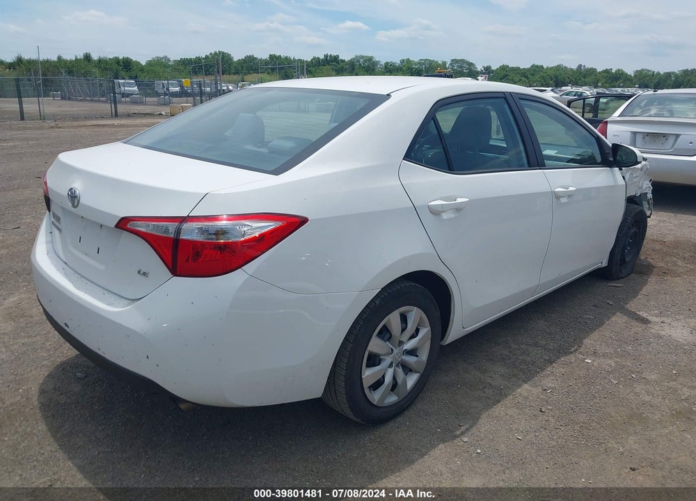 2015 TOYOTA COROLLA LE VIN: 2T1BURHE7FC332873