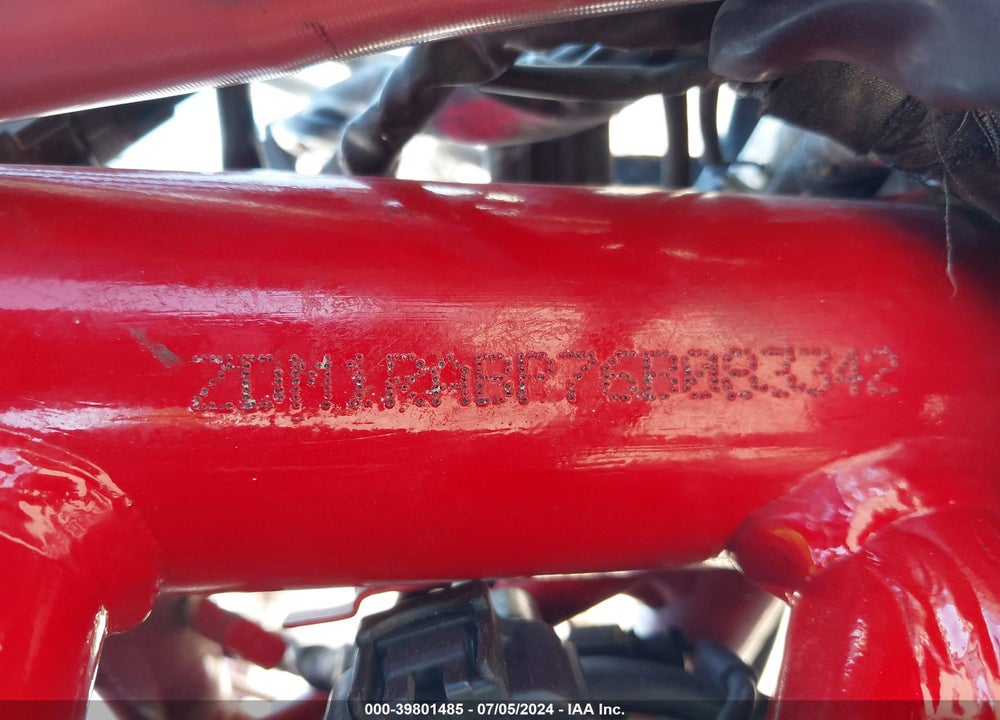 2006 DUCATI MONSTER S2R1000 VIN: ZDM1RABP76B083342
