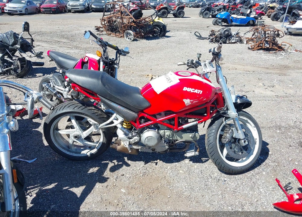 2006 DUCATI MONSTER S2R1000 VIN: ZDM1RABP76B083342