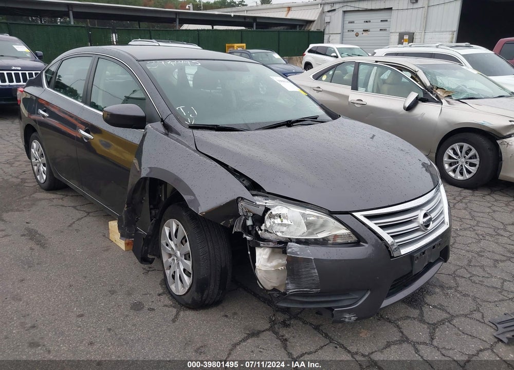 2013 NISSAN SENTRA SV VIN: 3N1AB7AP8DL737641