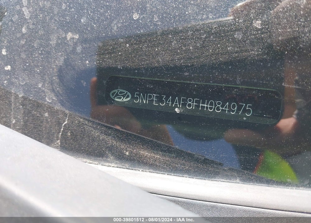2015 HYUNDAI SONATA SPORT VIN: 5NPE34AF8FH084975