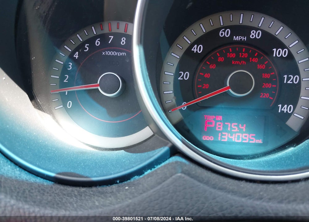 2012 KIA FORTE EX VIN: KNAFU4A29C5493381