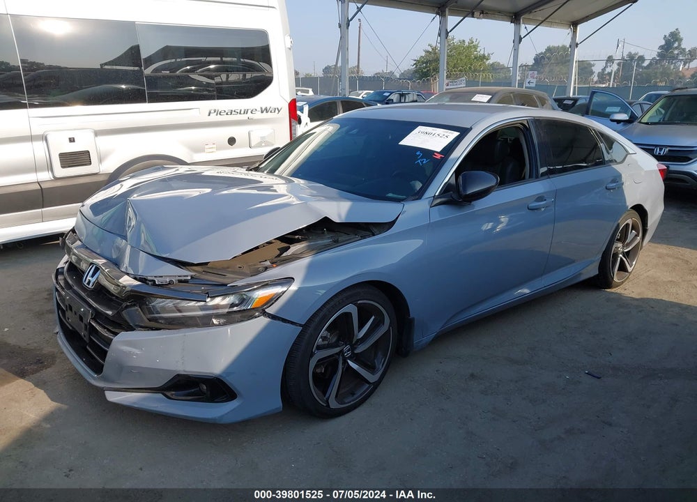 2021 HONDA ACCORD SPORT SPECIAL EDITION VIN: 1HGCV1F48MA114702