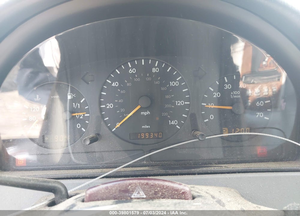 2001 MERCEDES-BENZ ML 320 VIN: 4JGAB54E31A224274