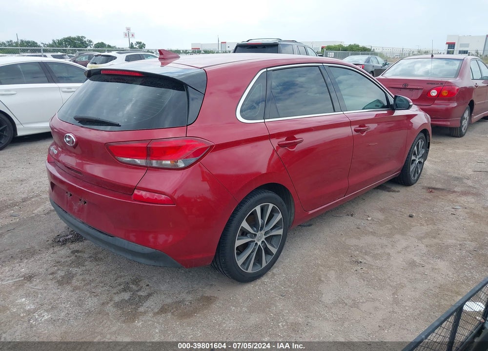 2018 HYUNDAI ELANTRA GT VIN: KMHH35LE1JU014364