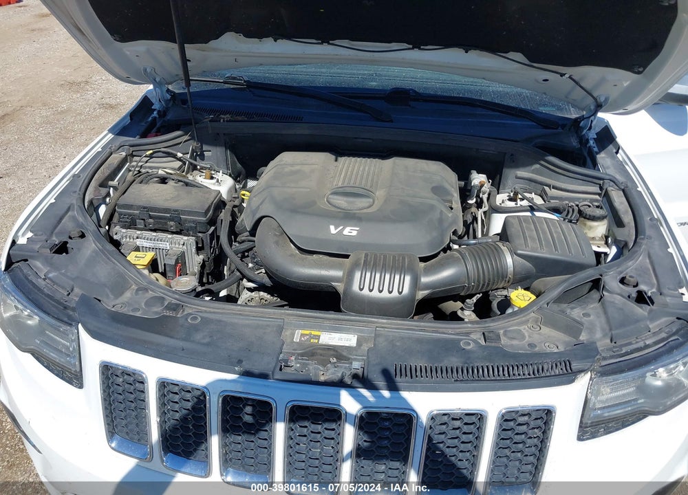 2014 JEEP GRAND CHEROKEE OVERLAND VIN: 1C4RJFCGXEC396122