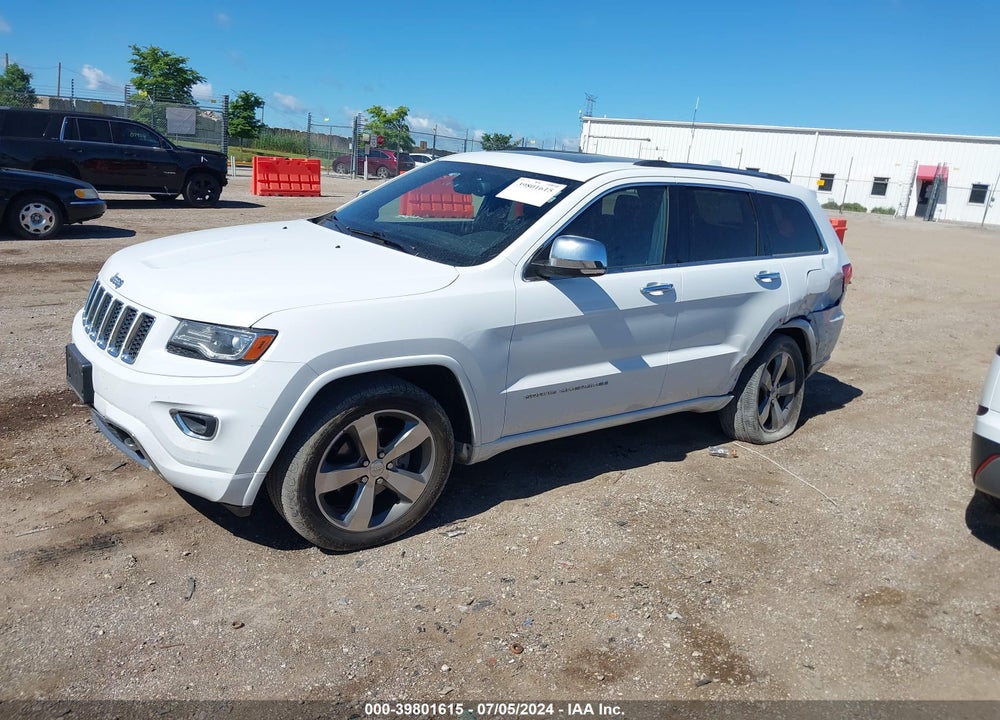 2014 JEEP GRAND CHEROKEE OVERLAND VIN: 1C4RJFCGXEC396122