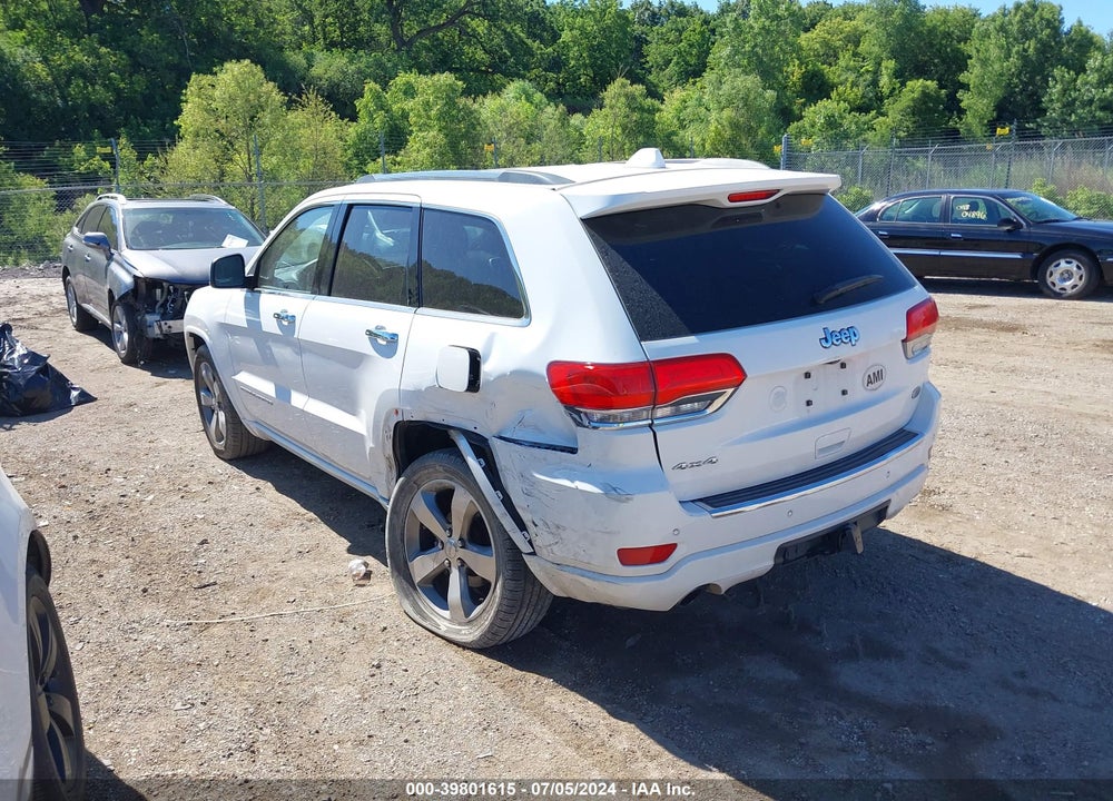 2014 JEEP GRAND CHEROKEE OVERLAND VIN: 1C4RJFCGXEC396122