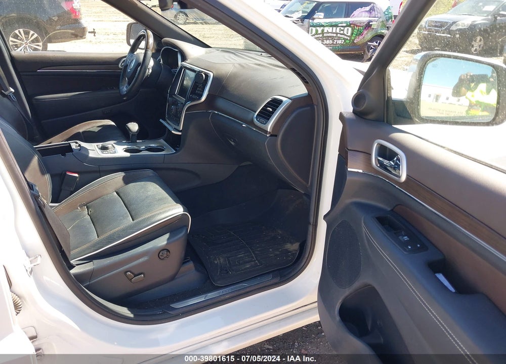 2014 JEEP GRAND CHEROKEE OVERLAND VIN: 1C4RJFCGXEC396122
