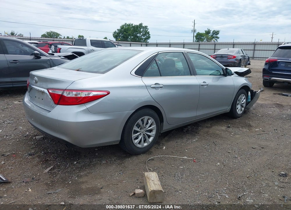 2016 TOYOTA CAMRY LE VIN: 4T4BF1FK2GR554196