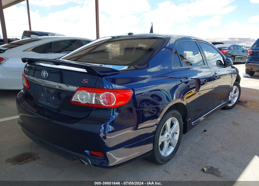 2011 TOYOTA COROLLA S VIN: 2T1BU4EE3BC695351