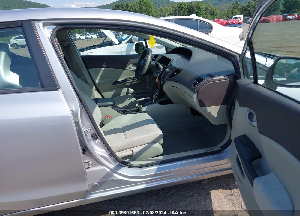 2012 HONDA CIVIC LX VIN: 19XFB2F58CE055892