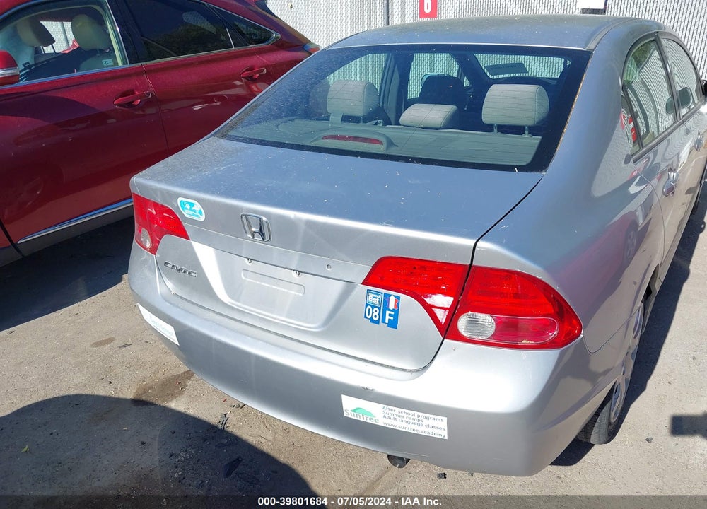 2006 HONDA CIVIC LX VIN: 1HGFA16546L067807