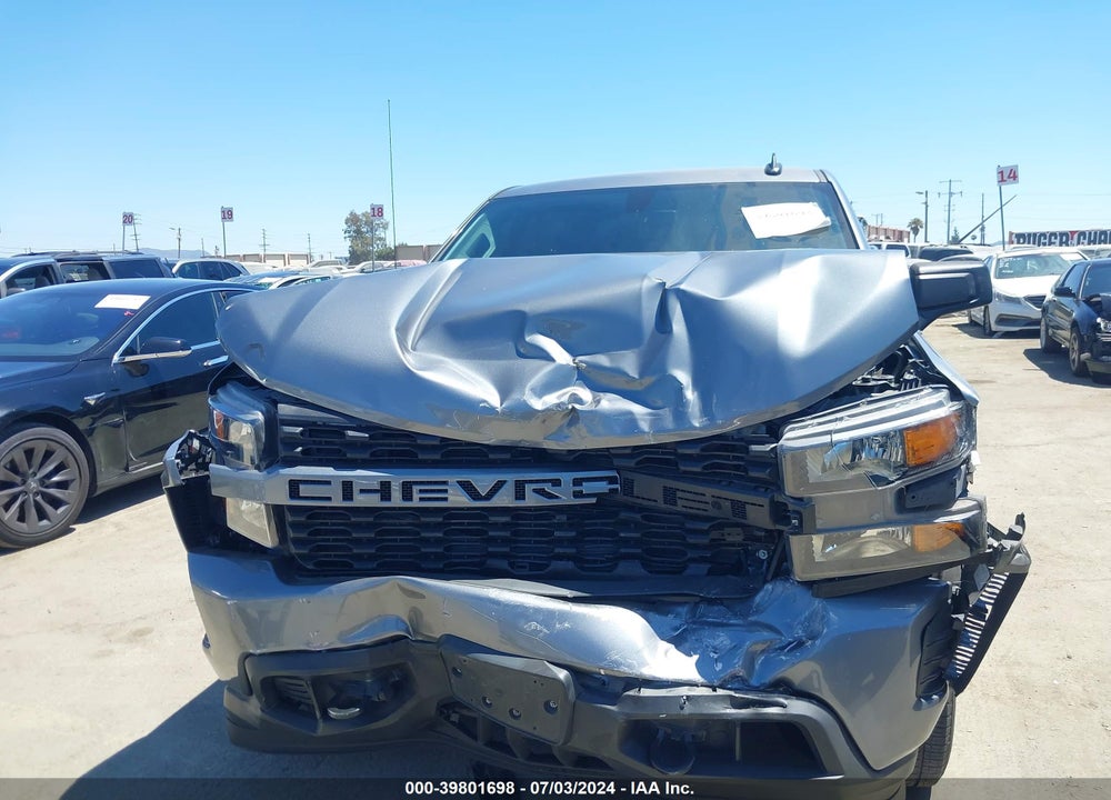 2021 CHEVROLET SILVERADO 1500 2WD SHORT BED CUSTOM VIN: 3GCPWBEKXMG406419