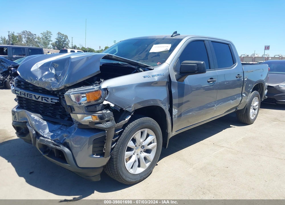 2021 CHEVROLET SILVERADO 1500 2WD SHORT BED CUSTOM VIN: 3GCPWBEKXMG406419