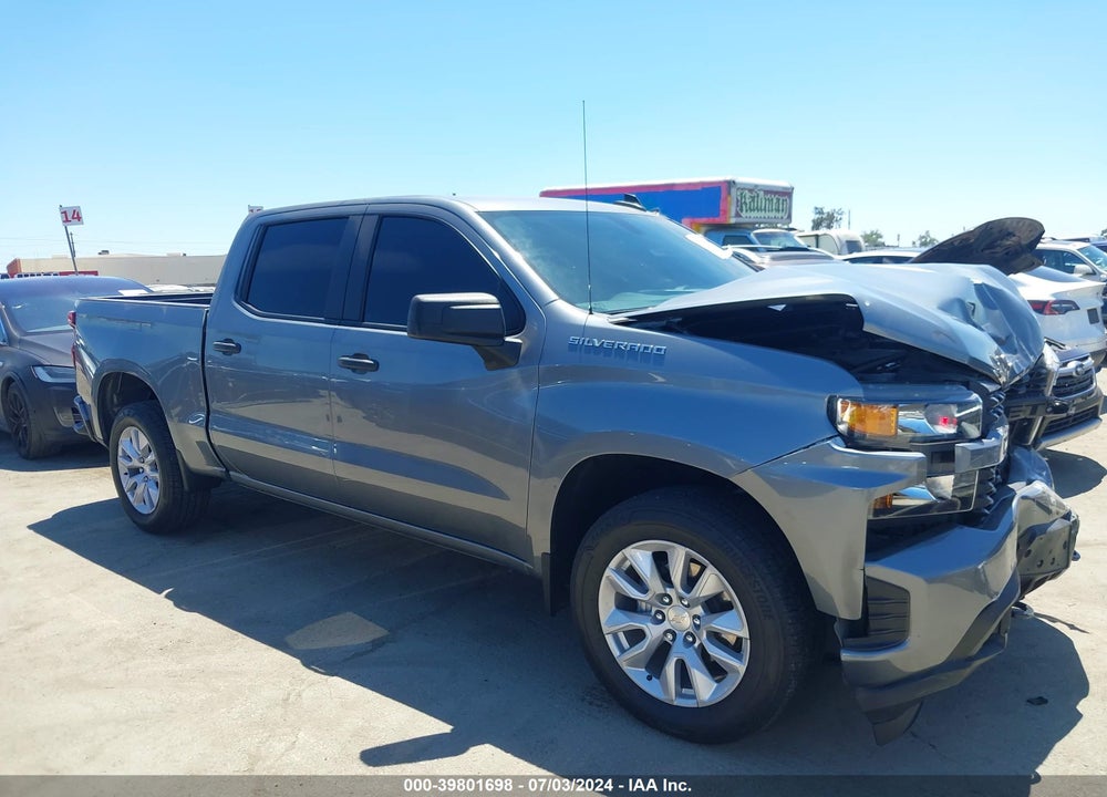 2021 CHEVROLET SILVERADO 1500 2WD SHORT BED CUSTOM VIN: 3GCPWBEKXMG406419