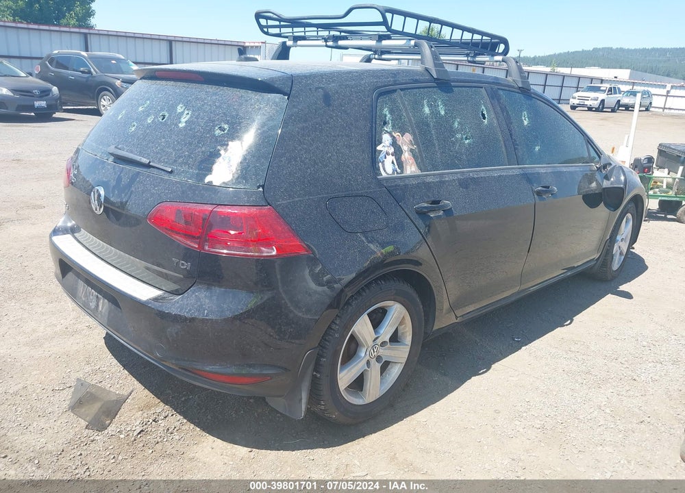 2015 VOLKSWAGEN GOLF TDI S 4-DOOR VIN: 3VWRA7AU2FM061173