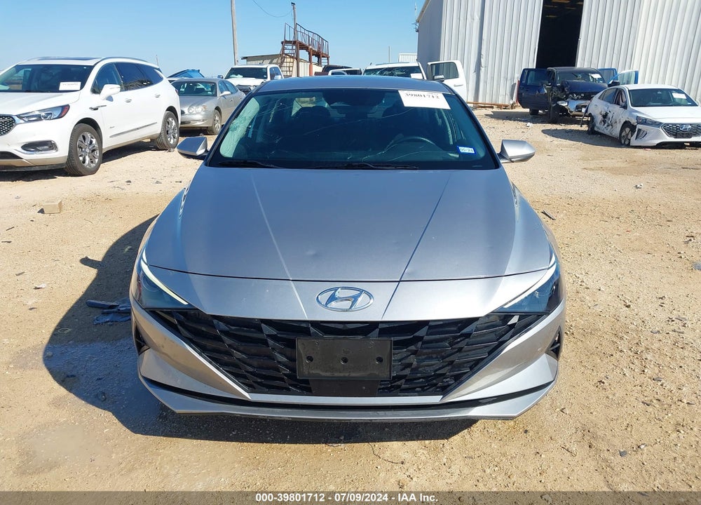 2021 HYUNDAI ELANTRA SEL VIN: 5NPLS4AG9MH038393