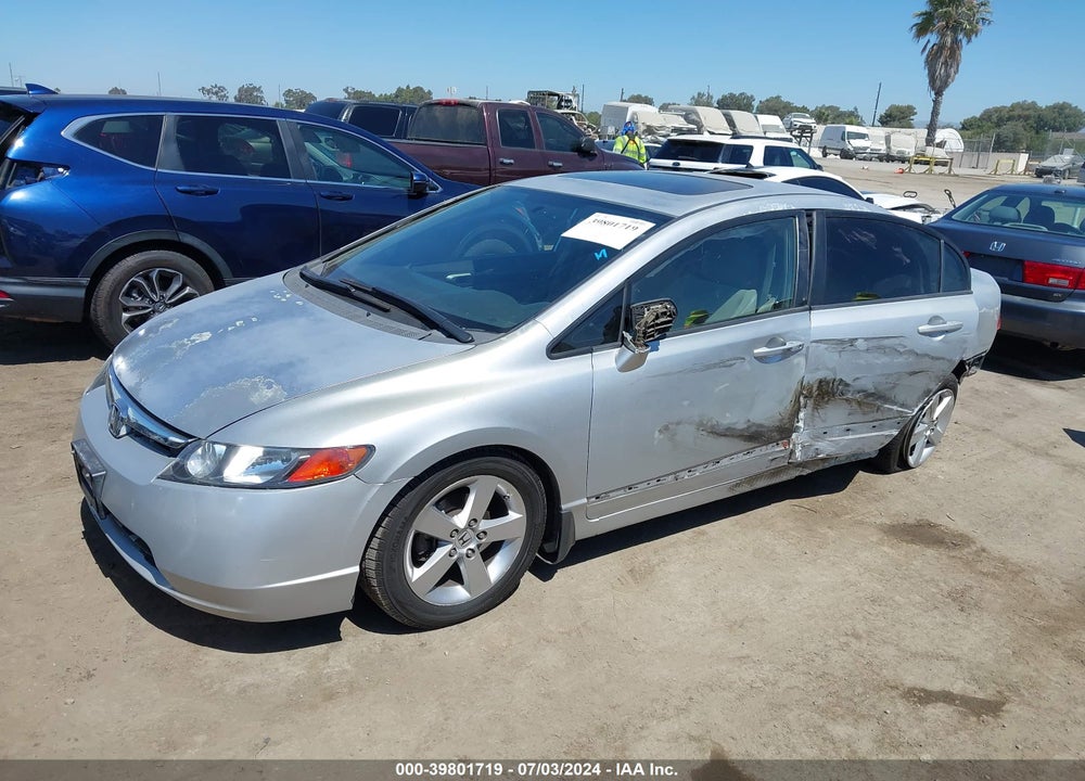 2007 HONDA CIVIC VIN: JHMFA16827S006535