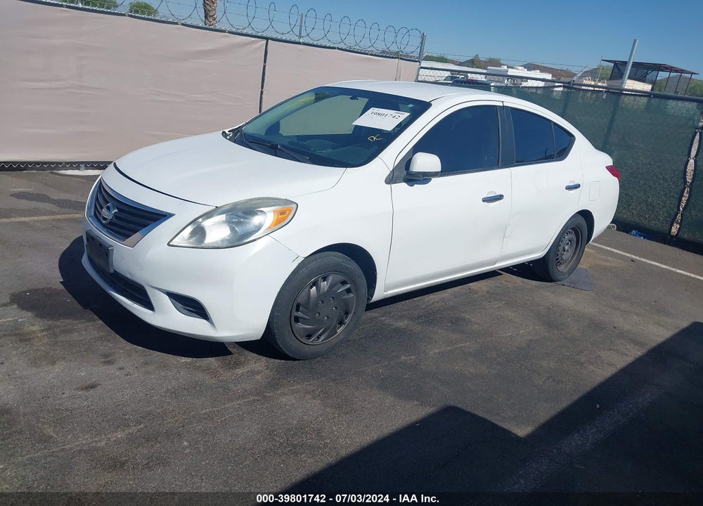 2012 NISSAN VERSA 1.6 SV VIN: 3N1CN7AP8CL873136