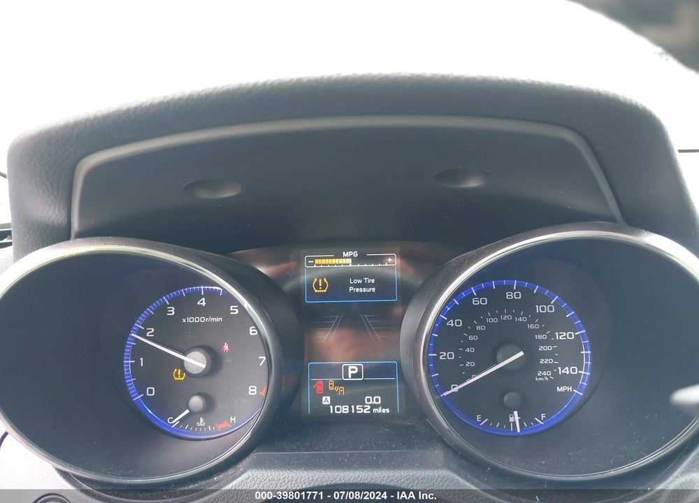 2019 SUBARU OUTBACK 2.5I LIMITED VIN: 4S4BSANC5K3260578